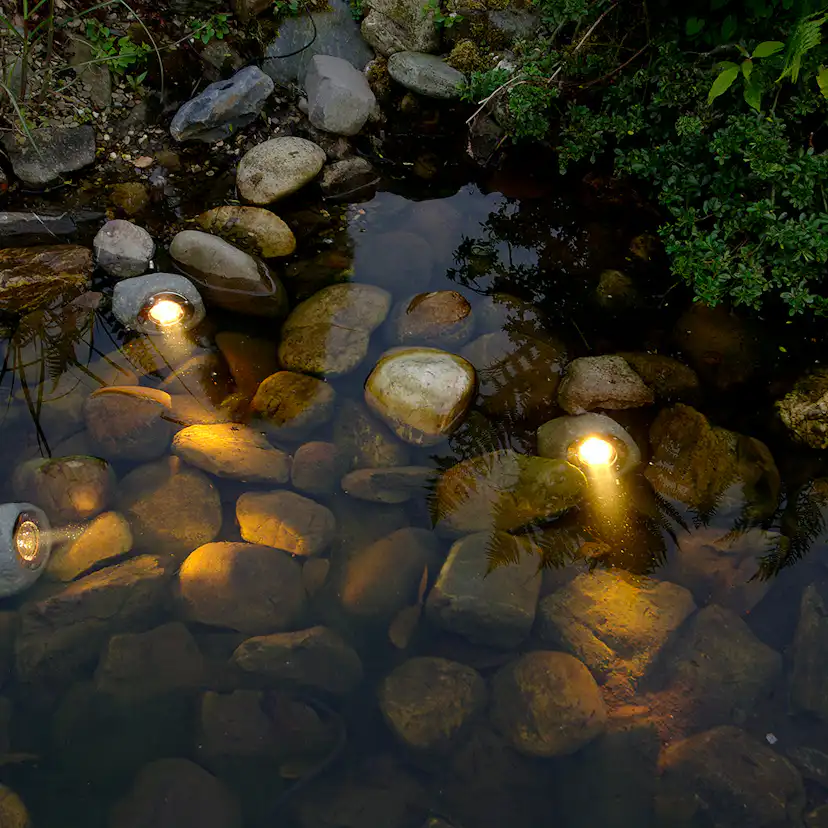 Spotlight Gardenlights Lapis LED-Spot i Sten