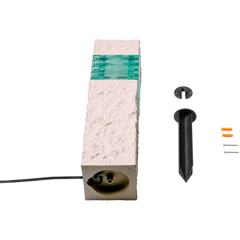 Pollare Gardenlights Nepos Stenstolpe LED Utebelysning