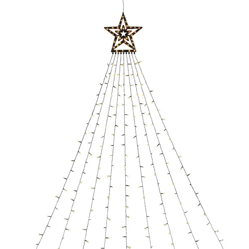 Ljusdekoration Gnosjö Konstsmide Triangel 272cm