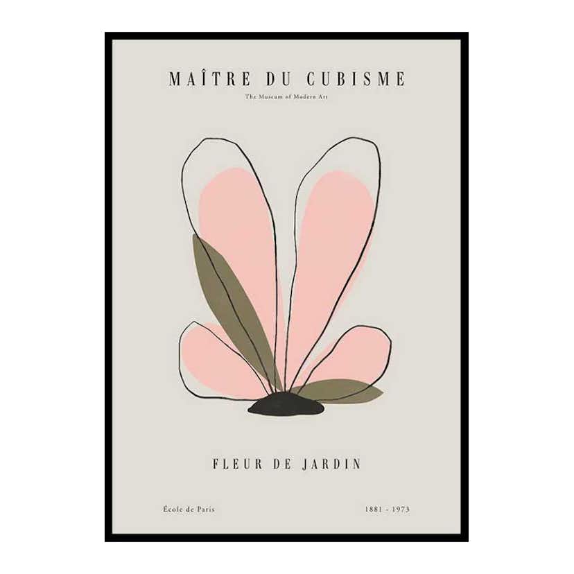 Poster Gallerix Picasso Fleur Du Cubisme