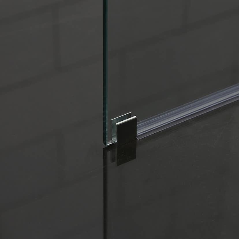 Duschdörr Bathlife Mångsidig Rak Vägg + Rak Dörr Mellan Vägg