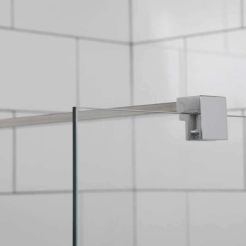 Duschdörr Bathlife Mångsidig Rak Vägg + Rak Dörr Mellan Vägg