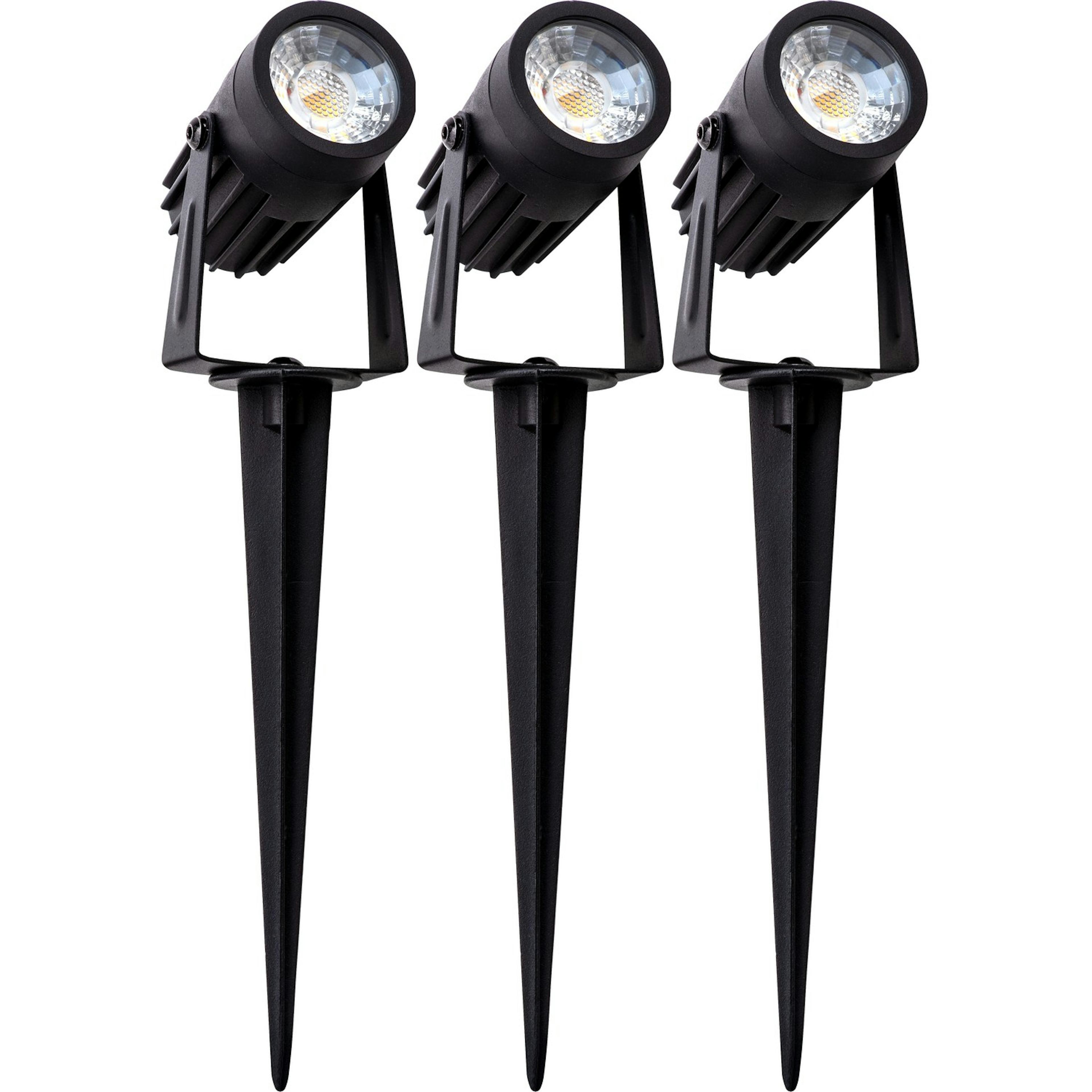 Spotlight Gelia Trädgårdsbelysning 3-Pack Set Inkl Trafo. 5M Kabel Djurö