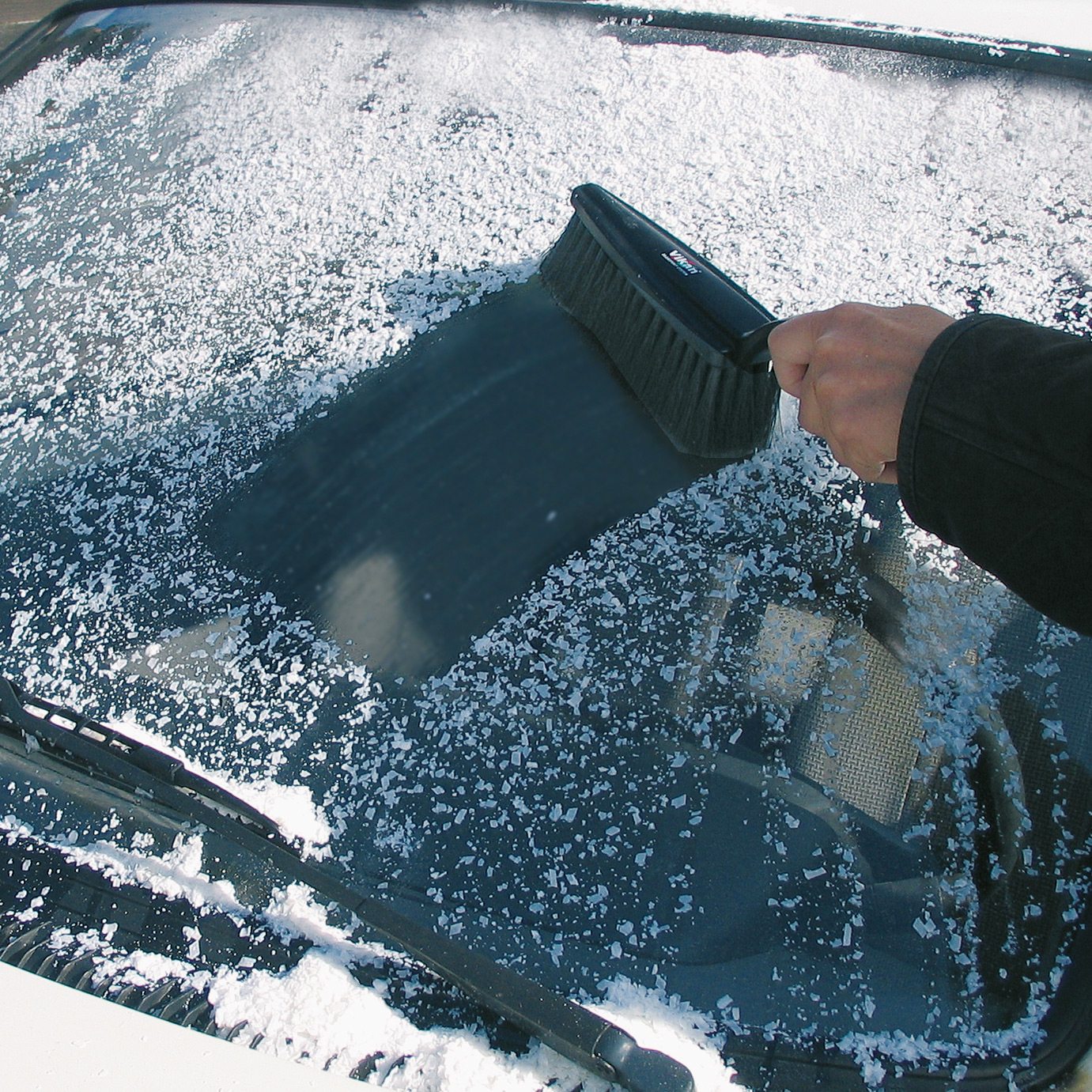 Snöborste Vikan Hård Svart 335 mm