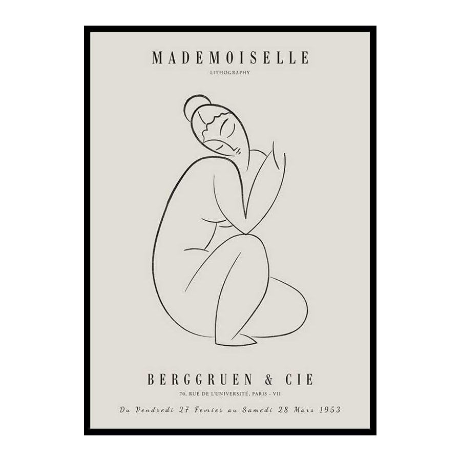 Poster Gallerix Picasso Mademoiselle No2