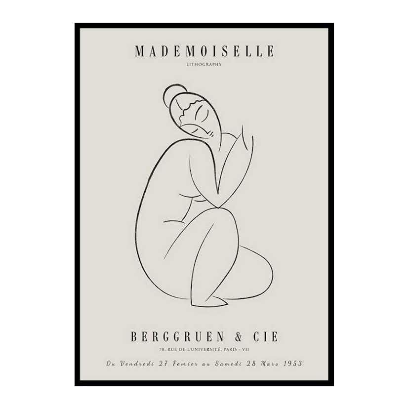 Poster Gallerix Picasso Mademoiselle No2