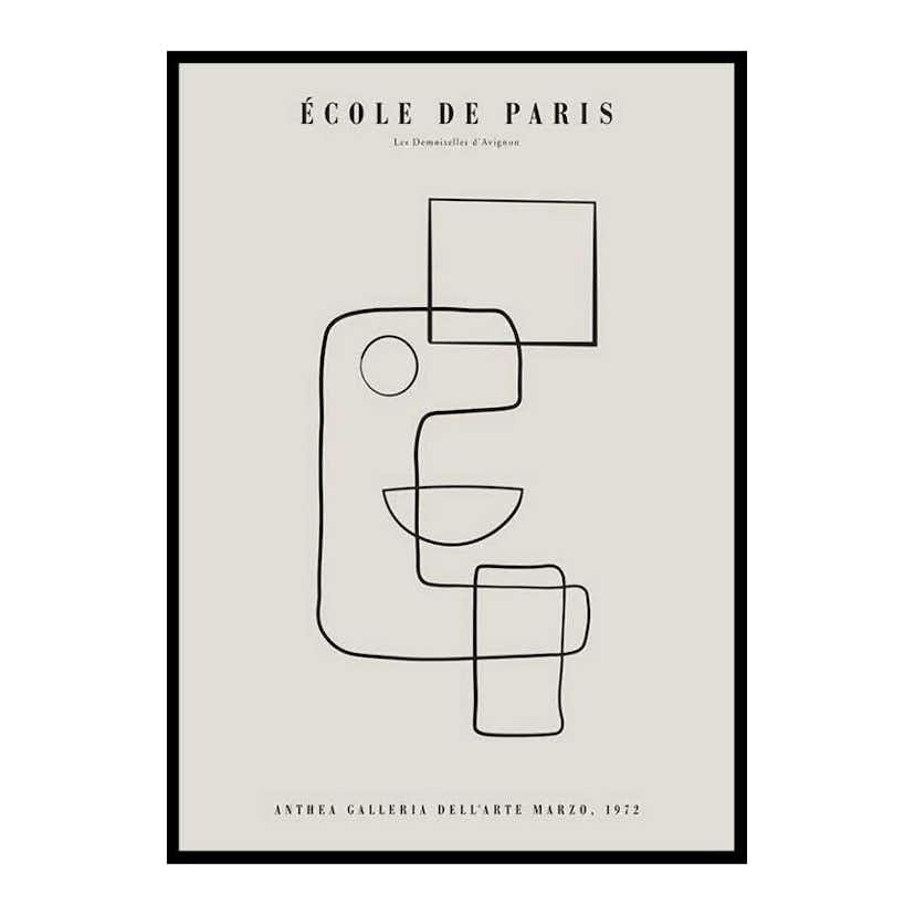 Poster Gallerix Picasso Cubisme Et Lignes