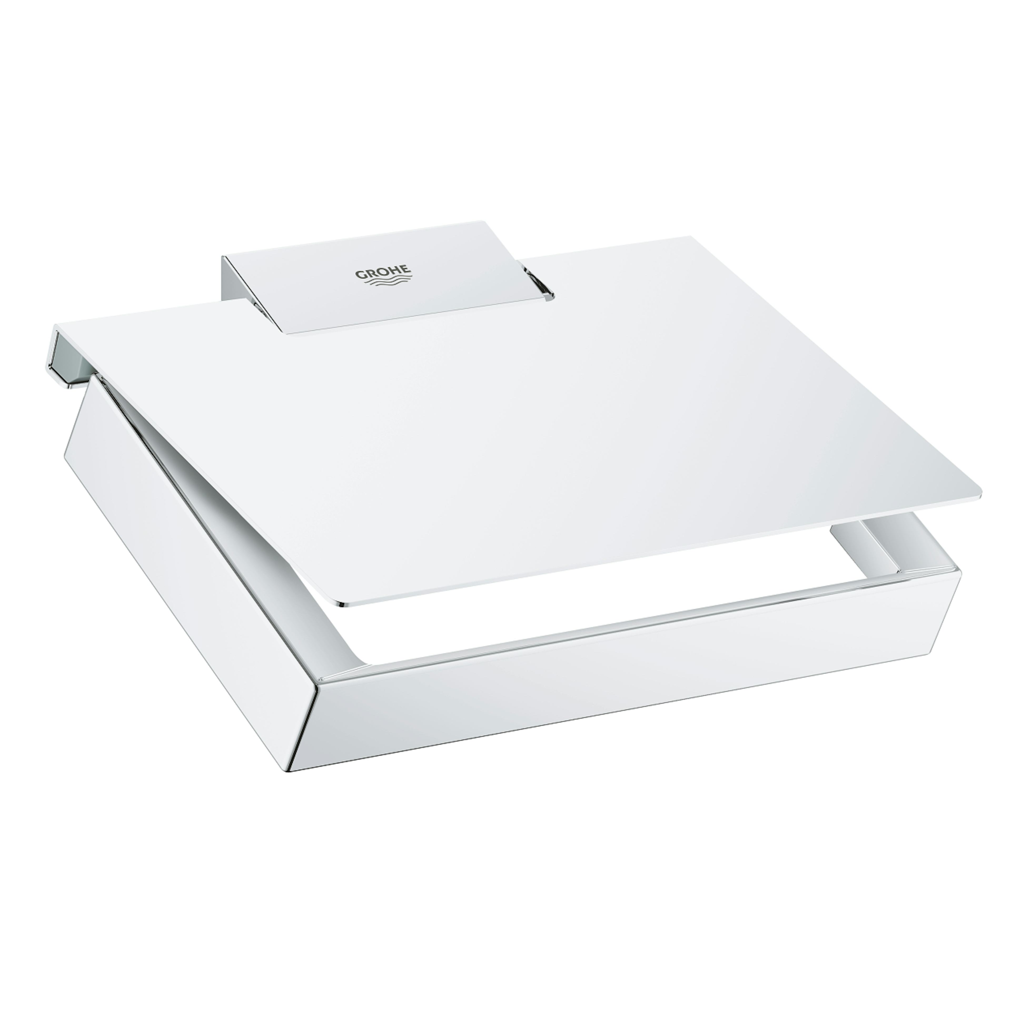 Toalettpappershållare Grohe Selection Cube 40781 med Lock