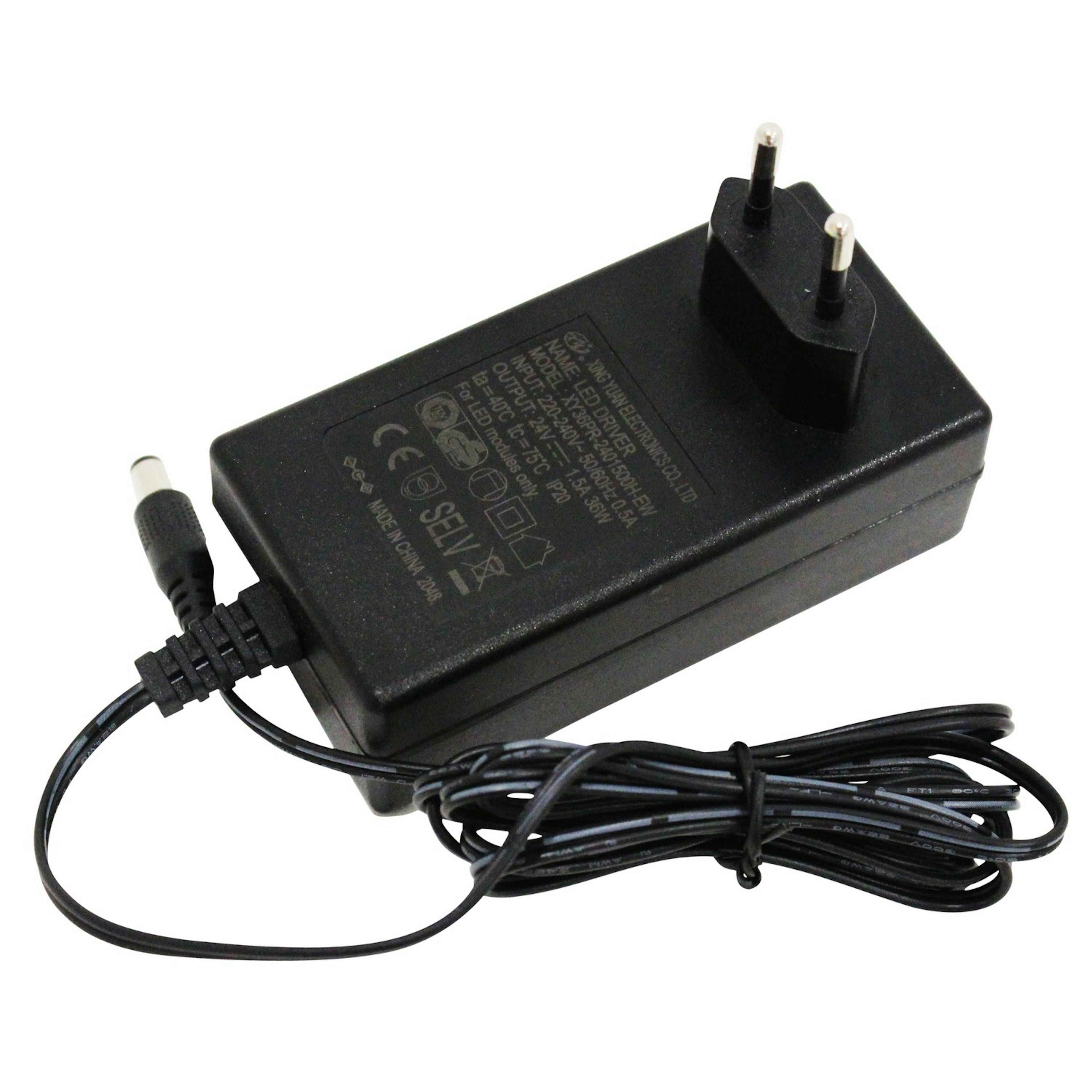 Drivdon Gelia 24V 36W 1,5A Stickprop med Kabel 1,5 M Fejan