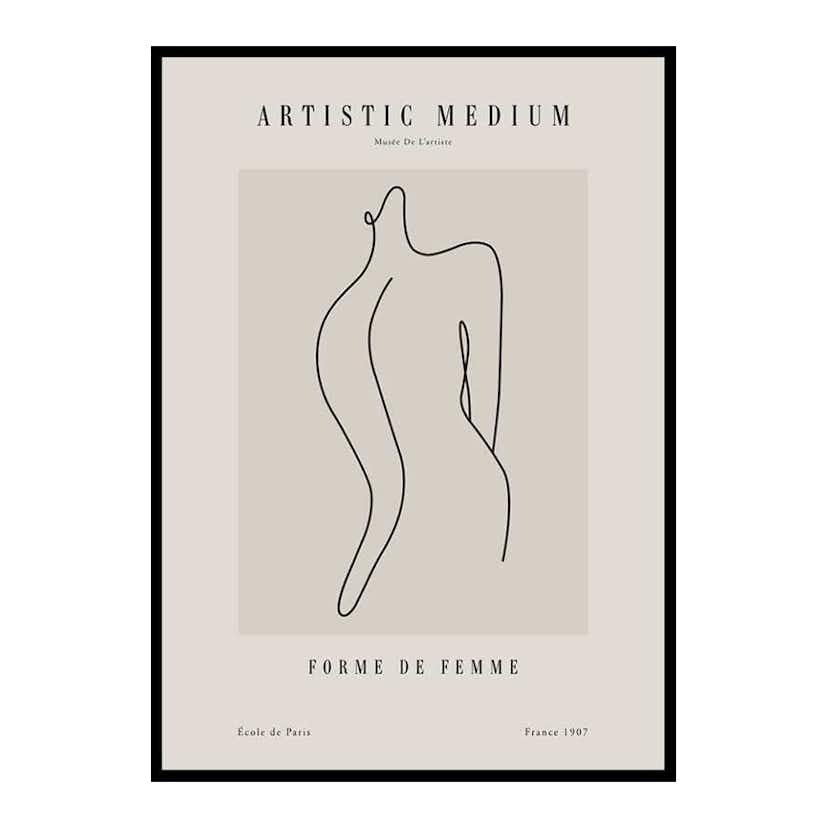 Poster Gallerix Picasso Forme femme