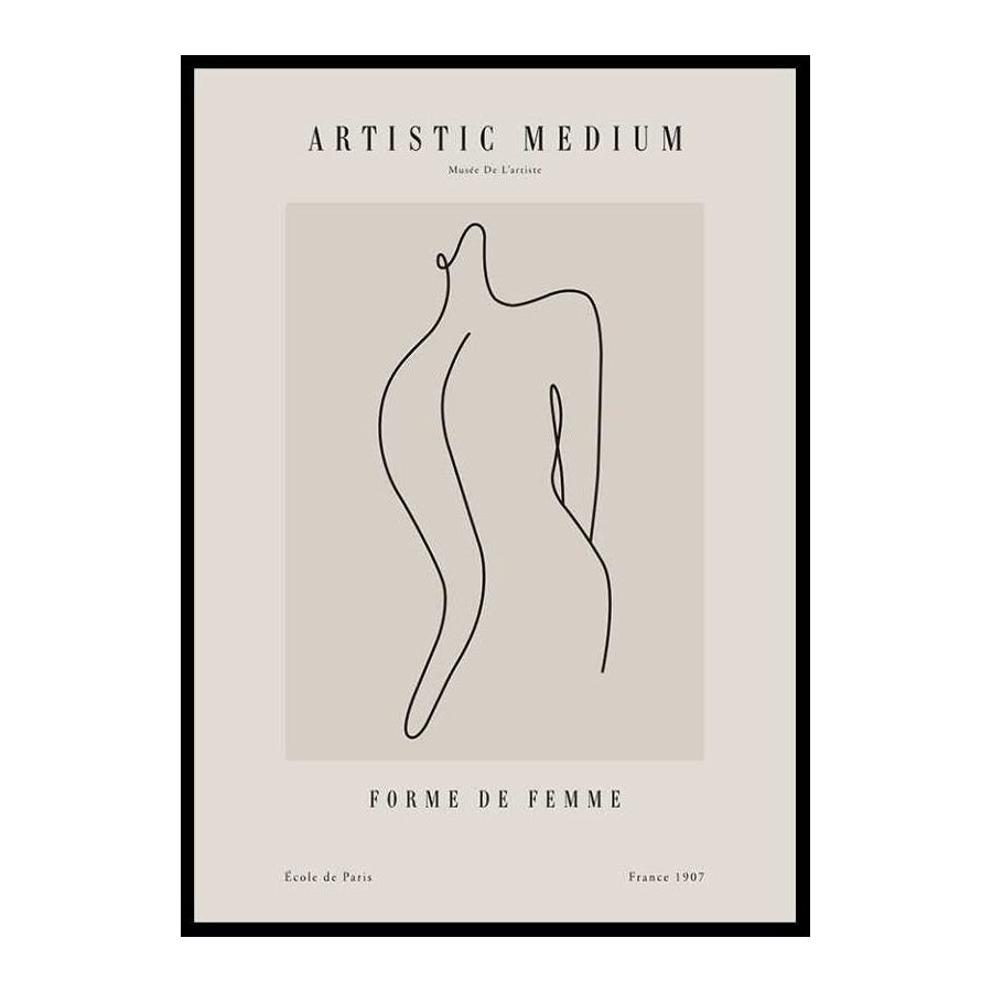 Poster Gallerix Picasso Forme femme