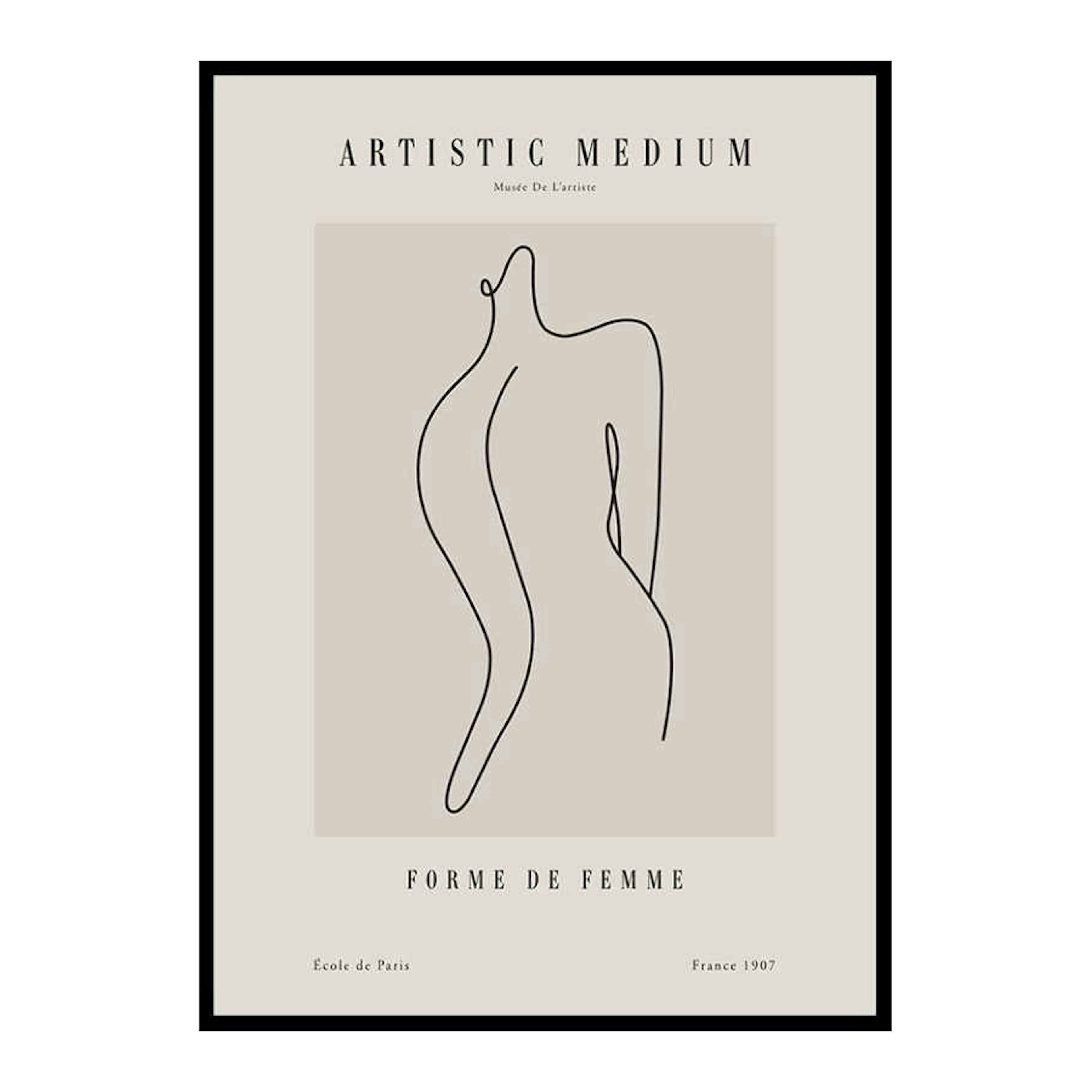 Poster Gallerix Picasso Forme femme