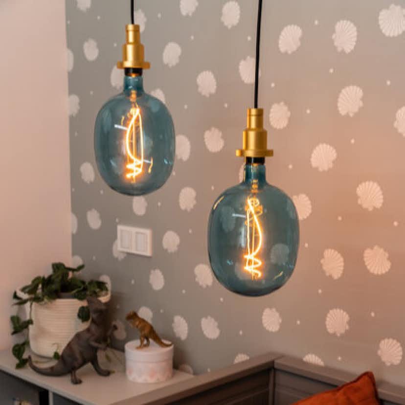 LED-Lampa Osram Deco Ballon Blå E27 Vintage 1906 Dimbar