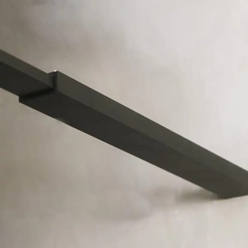 Duschhörn Bathlife Mångsidig Rak Vägg Klarglas + Rak Dörr Svart