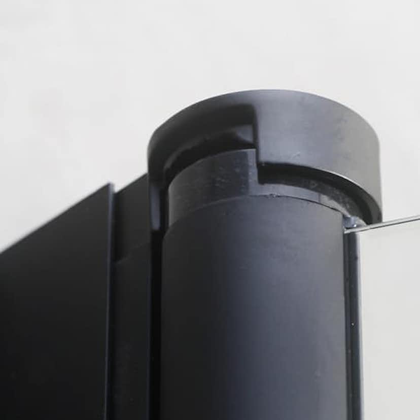 Duschhörn Bathlife Mångsidig Rak Dörr + Rak Dörr Svart