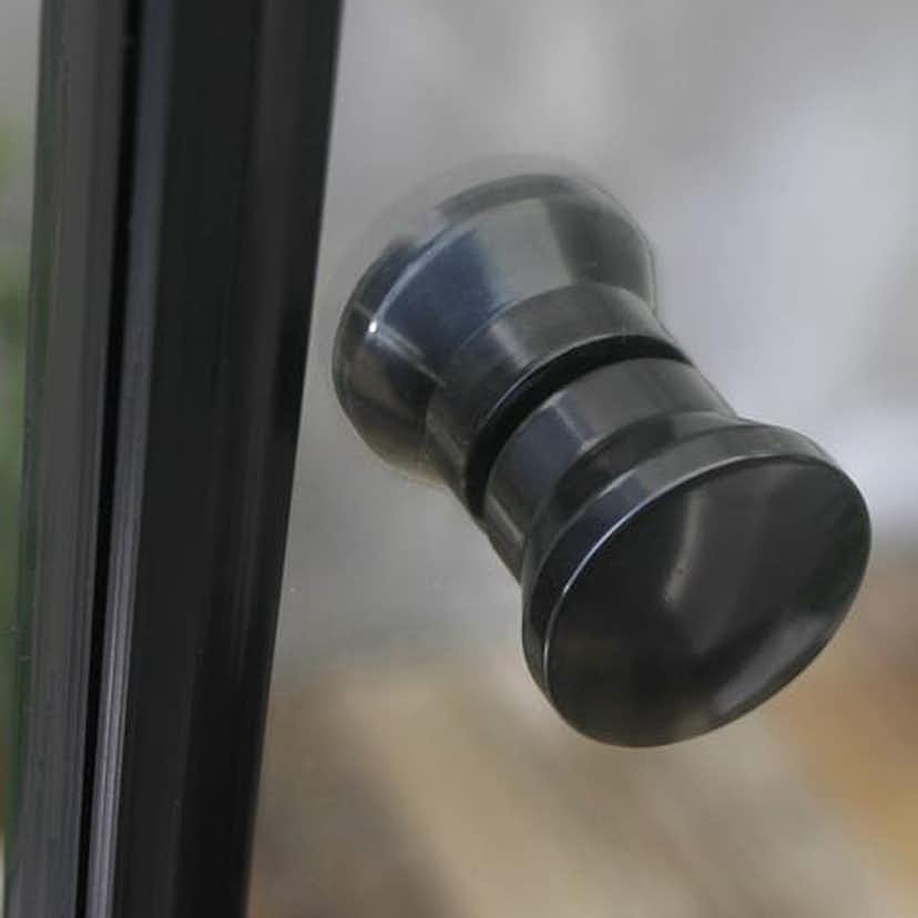 Duschhörn Bathlife Mångsidig Rak Dörr + Rak Dörr Svart