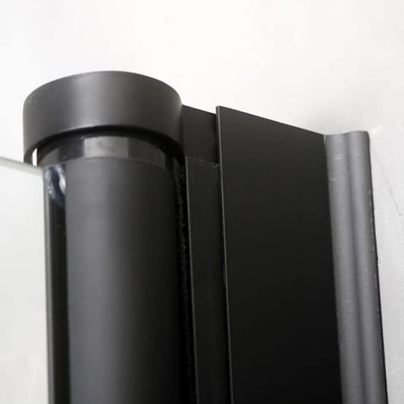 Duschhörn Bathlife Mångsidig Rak Dörr + Rak Dörr Svart