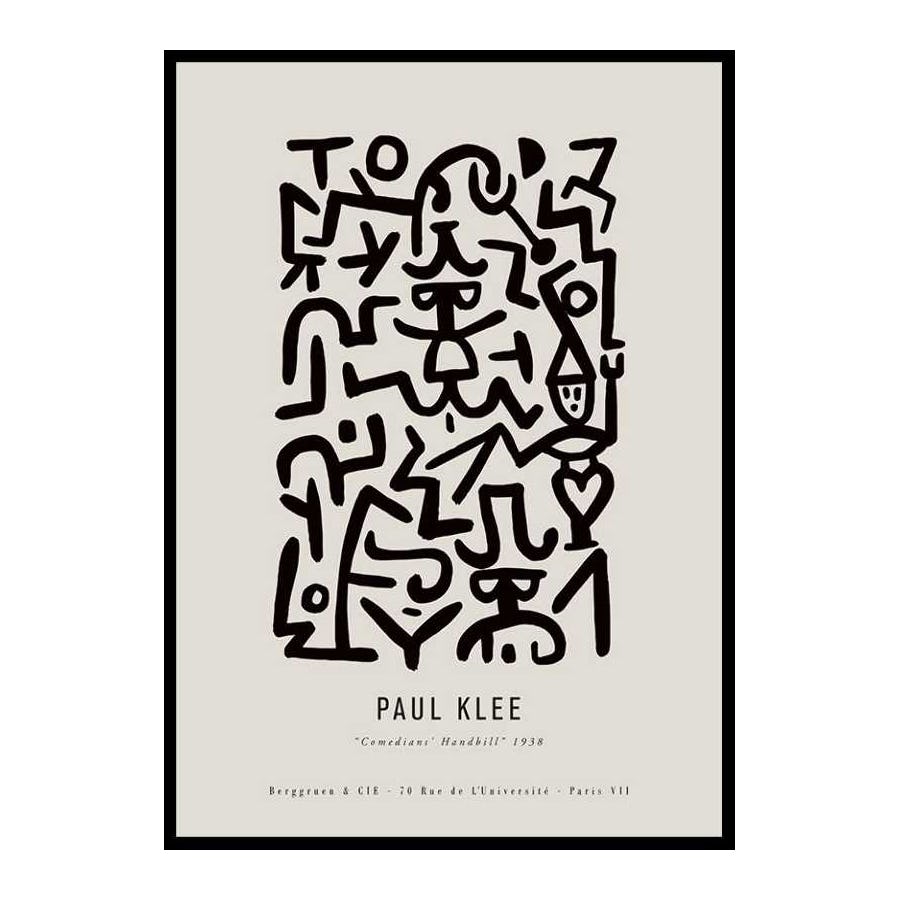 Poster Gallerix Paul Klee Comedians