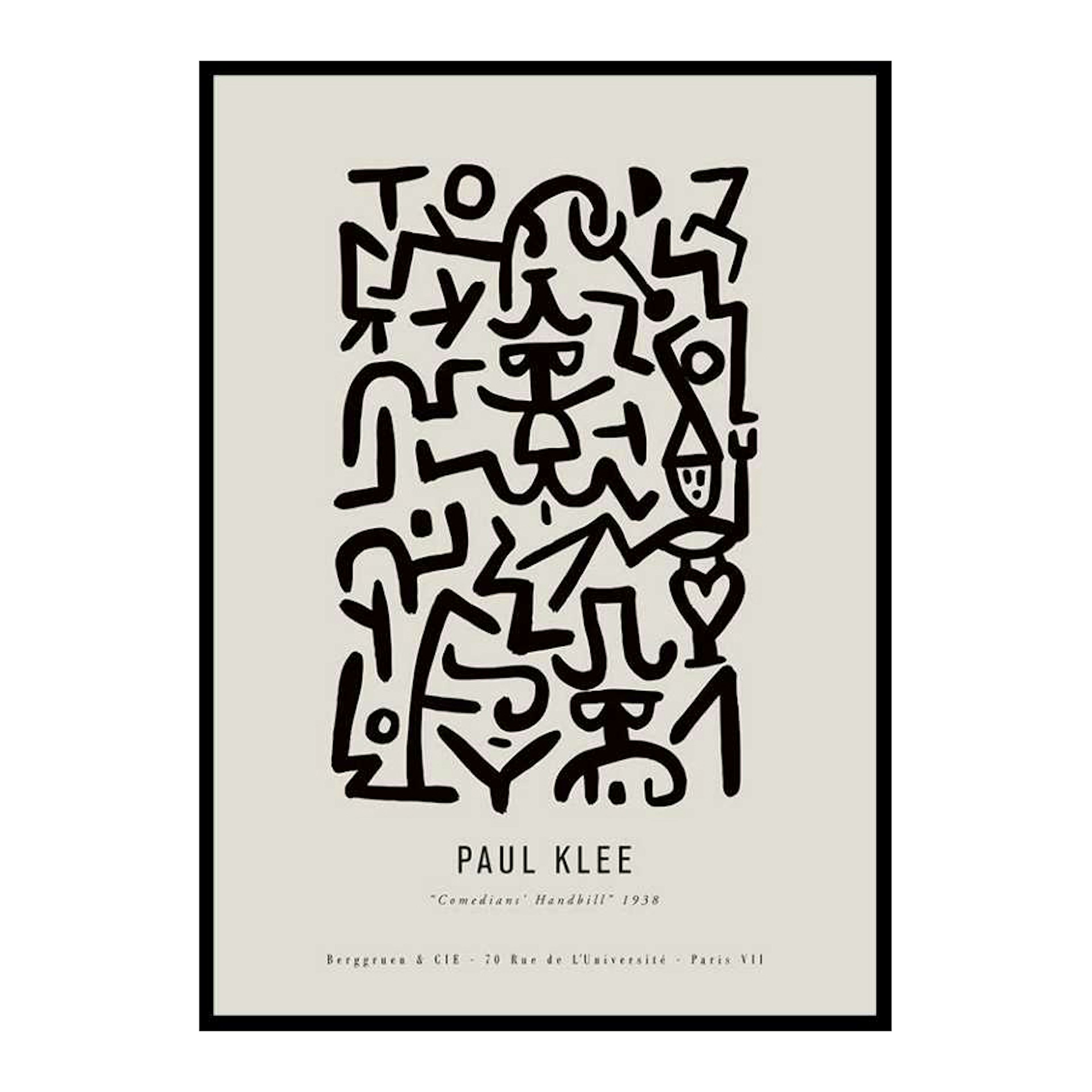 Poster Gallerix Paul Klee Comedians