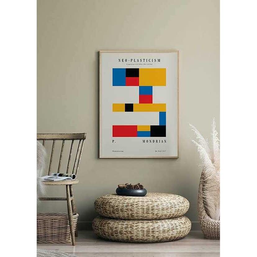 Poster Gallerix Mondrian Neo