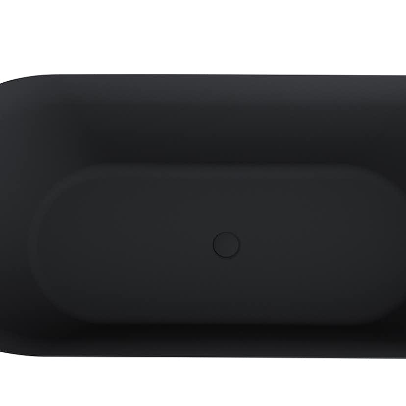 Badkar Bathlife Stillsam Mattsvart