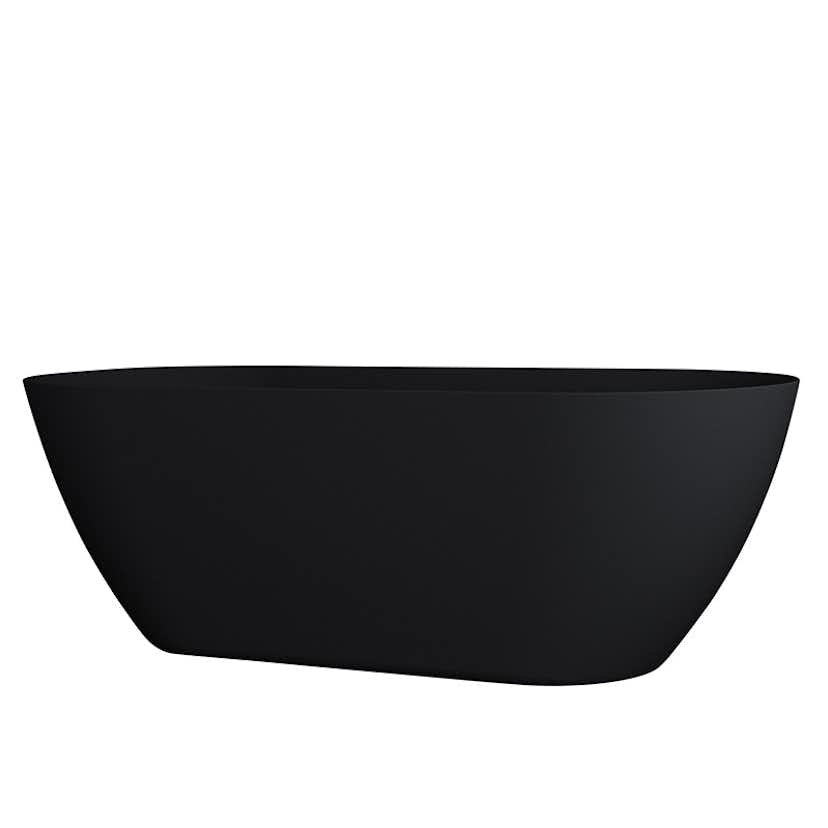 Badkar Bathlife Stillsam Mattsvart