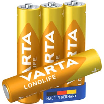 Batteri VARTA Alkaliska Longlife LR03/AAA 4-Pack