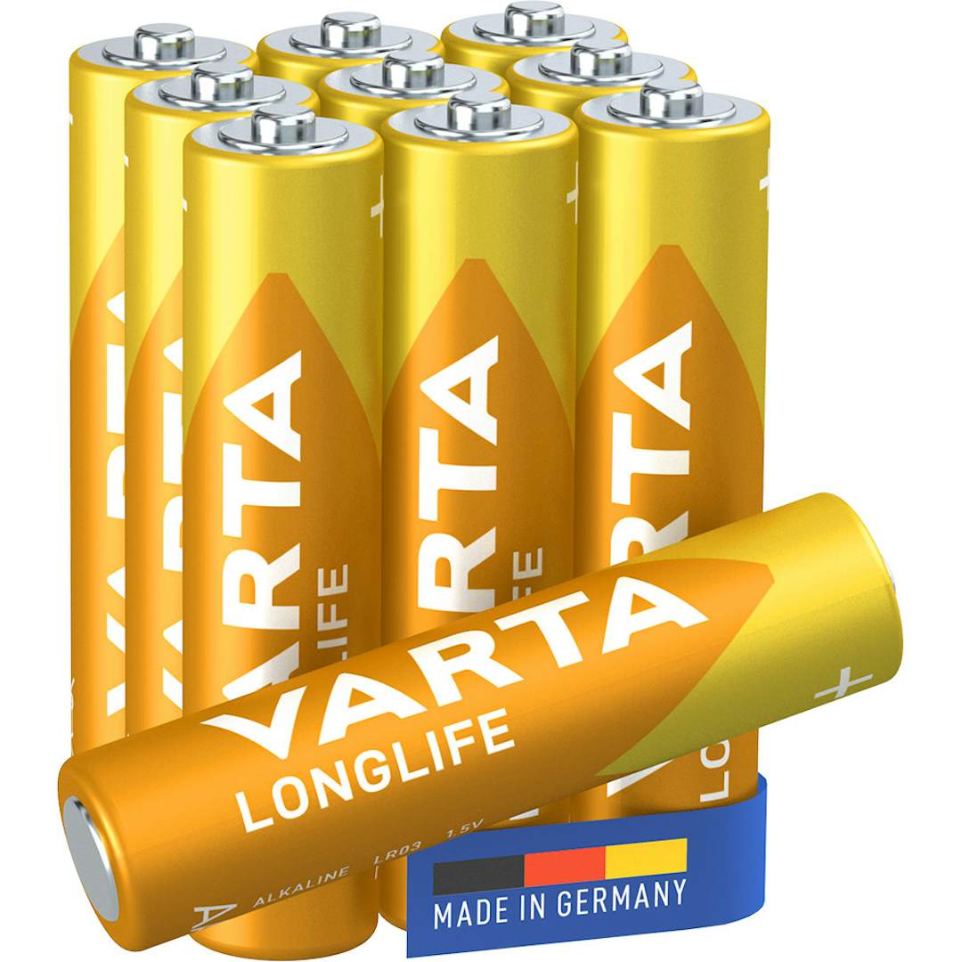Batterier LR03-AAA alkaliska 4-pack