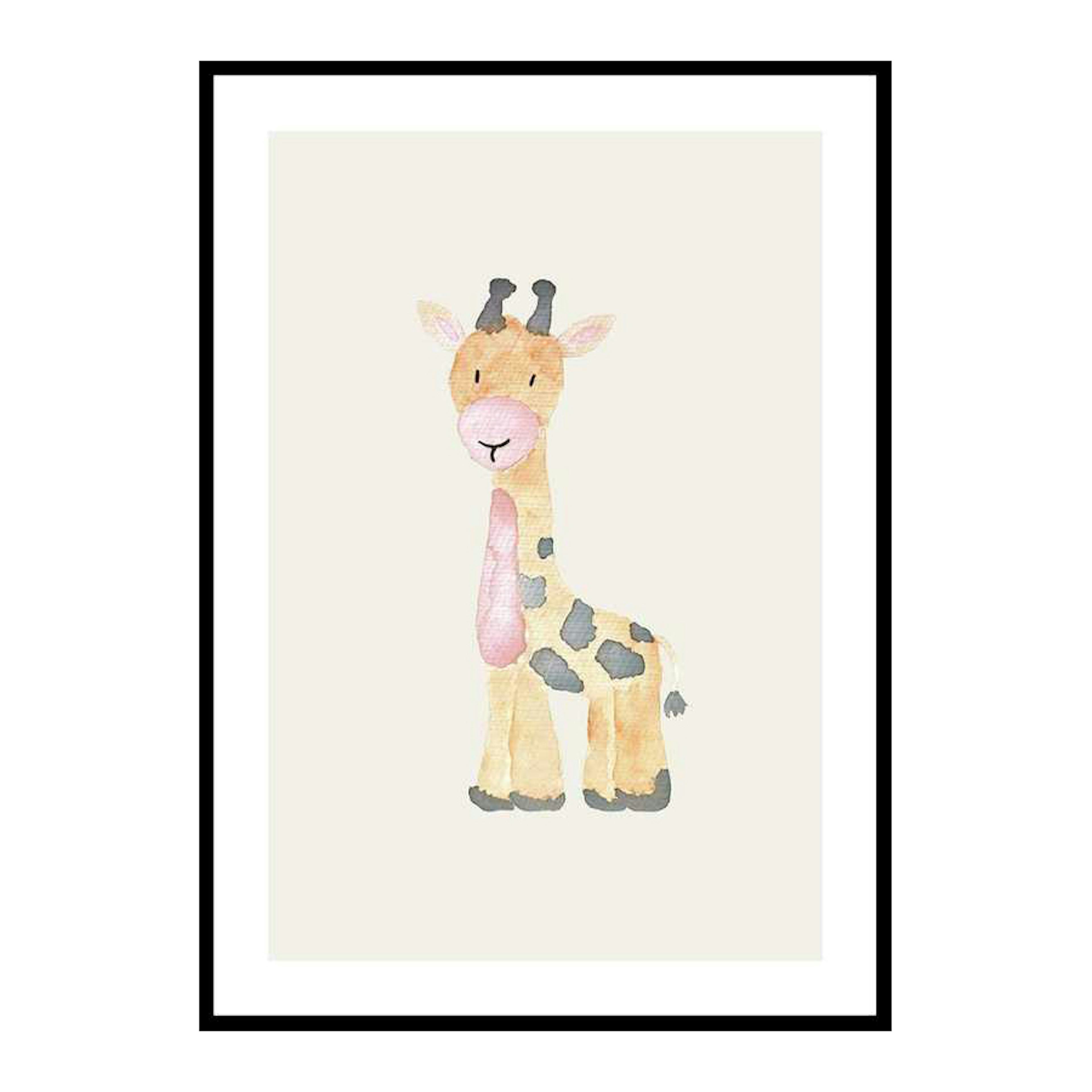 Poster Gallerix Watercolor Giraffe