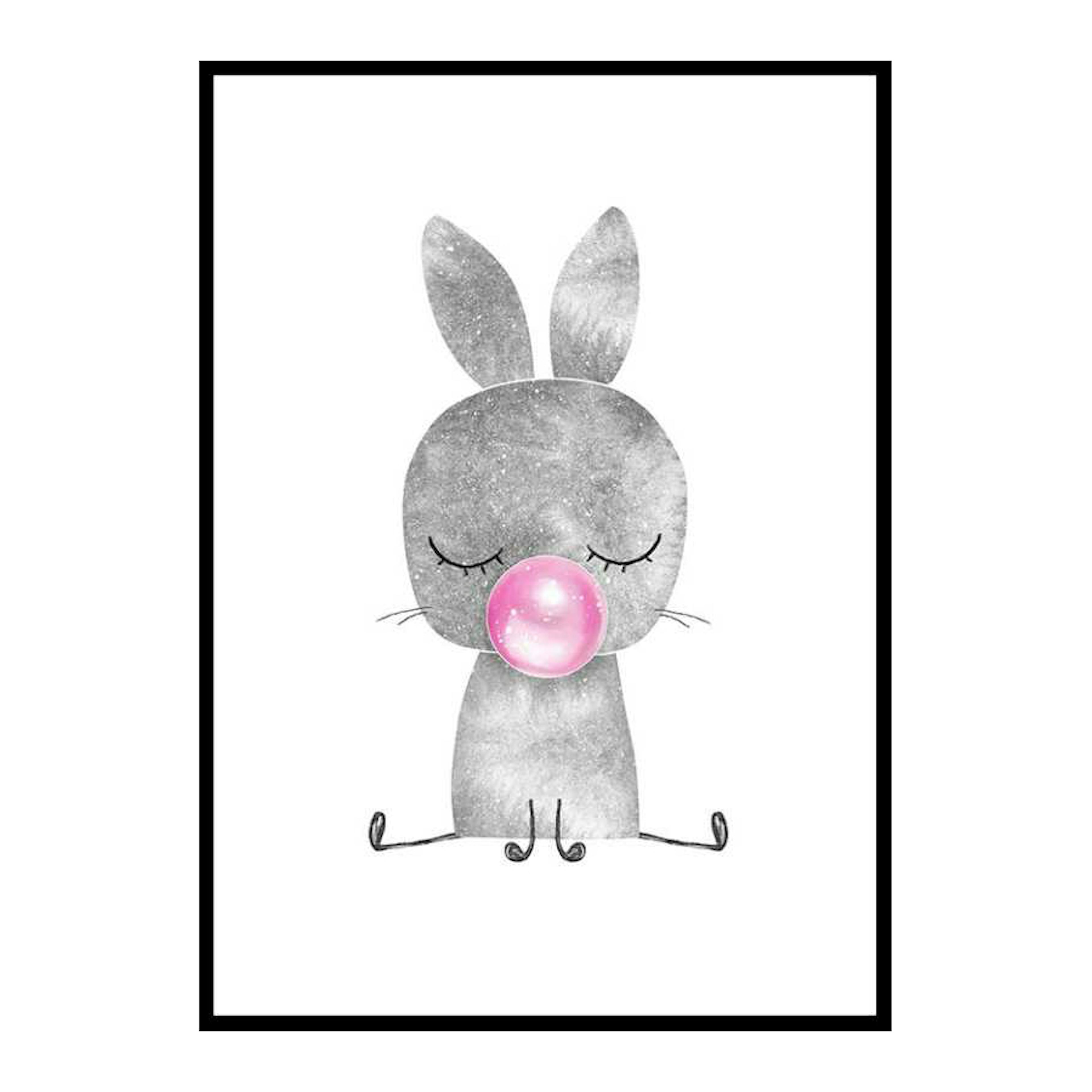 Poster Gallerix Bubblegum Rabbit