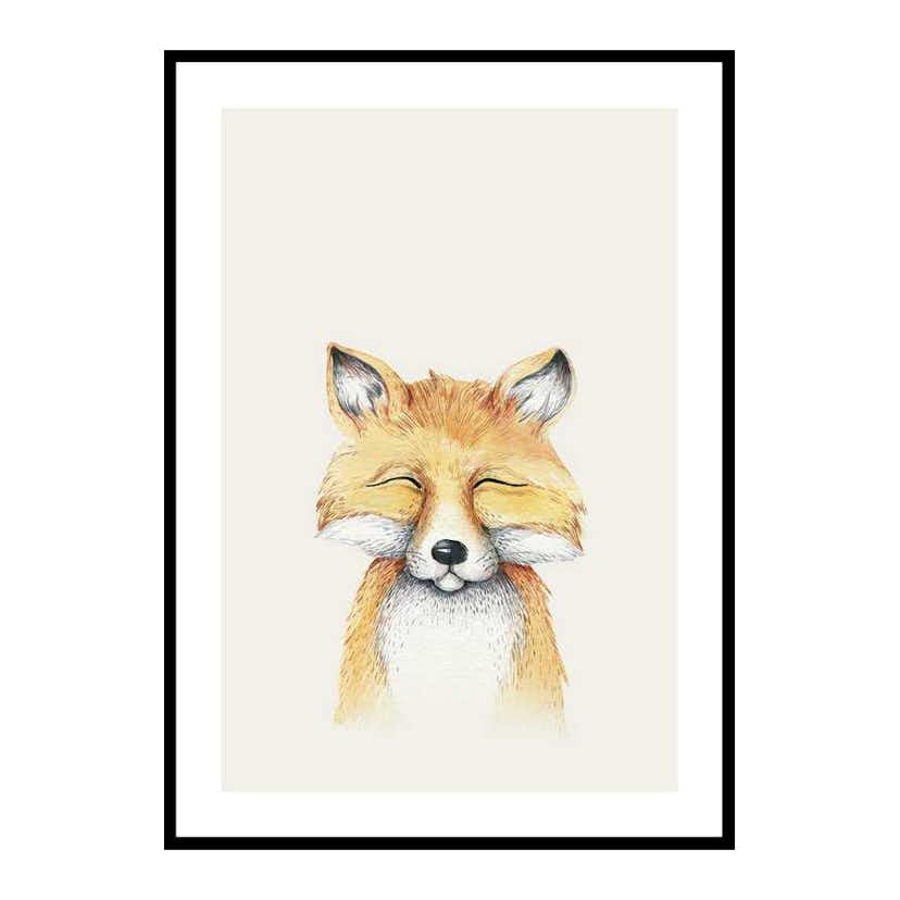 Poster Gallerix Peekaboo Fox