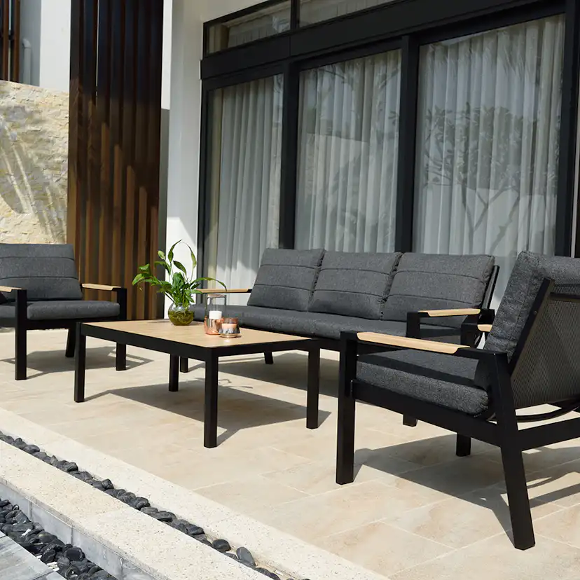 Loungeset LifestyleGarden Panama Soffgrupp med 5 Sittplatser