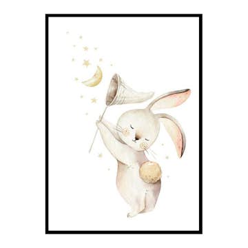 Poster Gallerix Bunny Catching Stars