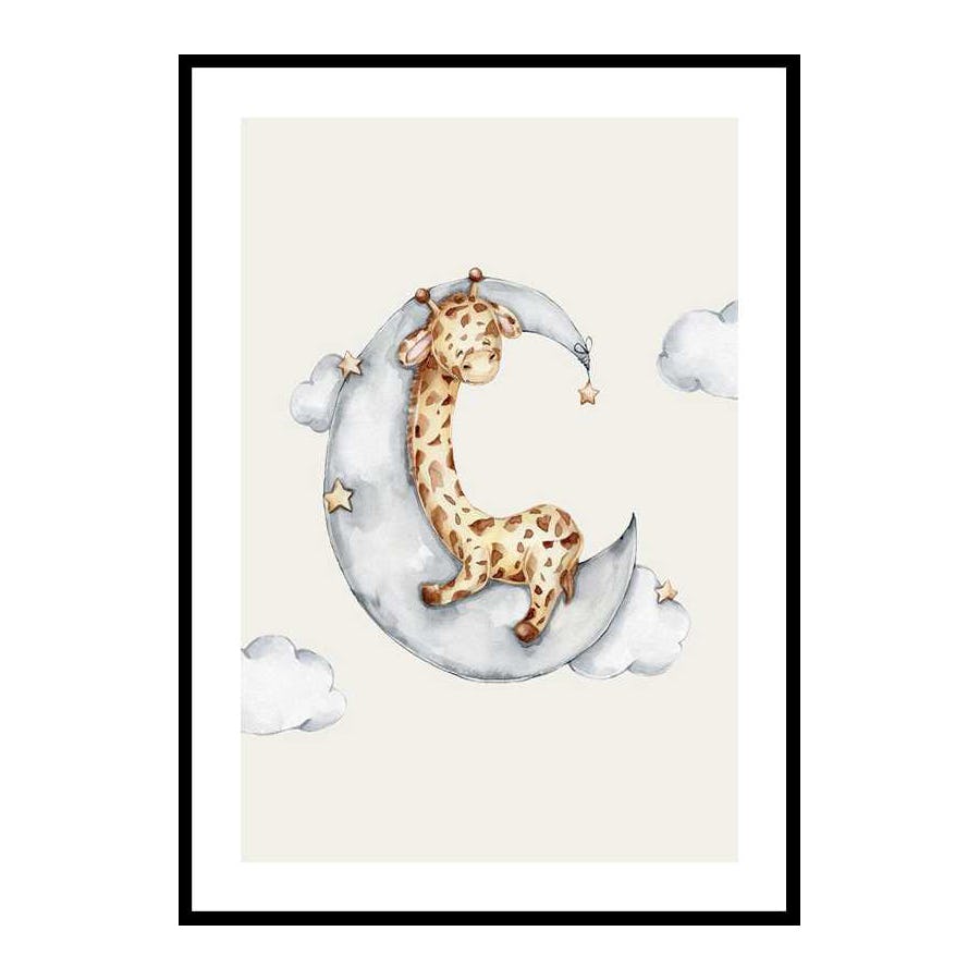 Poster Gallerix Sleeping Giraffe