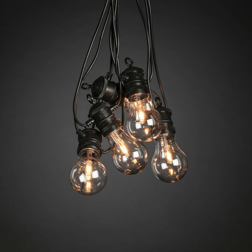 Tilläggsslinga Gnosjö Konstsmide 4145-800 E27 10 LED Utbytbar