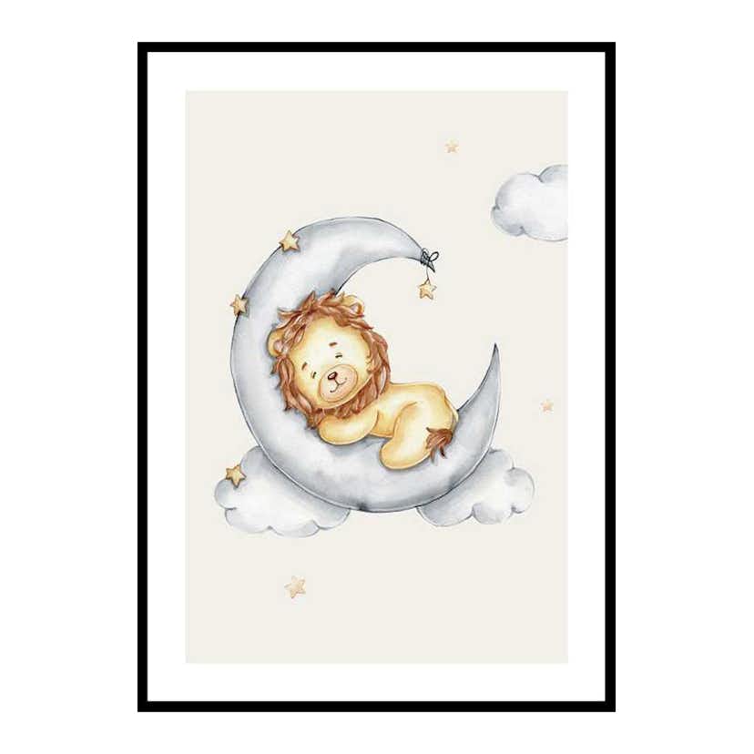 Poster Gallerix Sleeping Lion