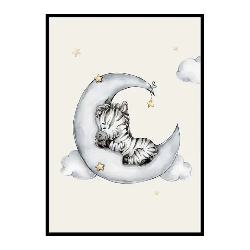 Poster Gallerix Sleeping Zebra