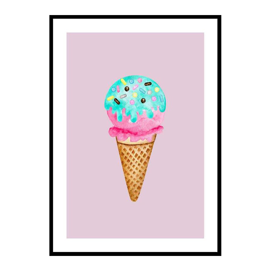 Poster Gallerix Ice Cream In Pink