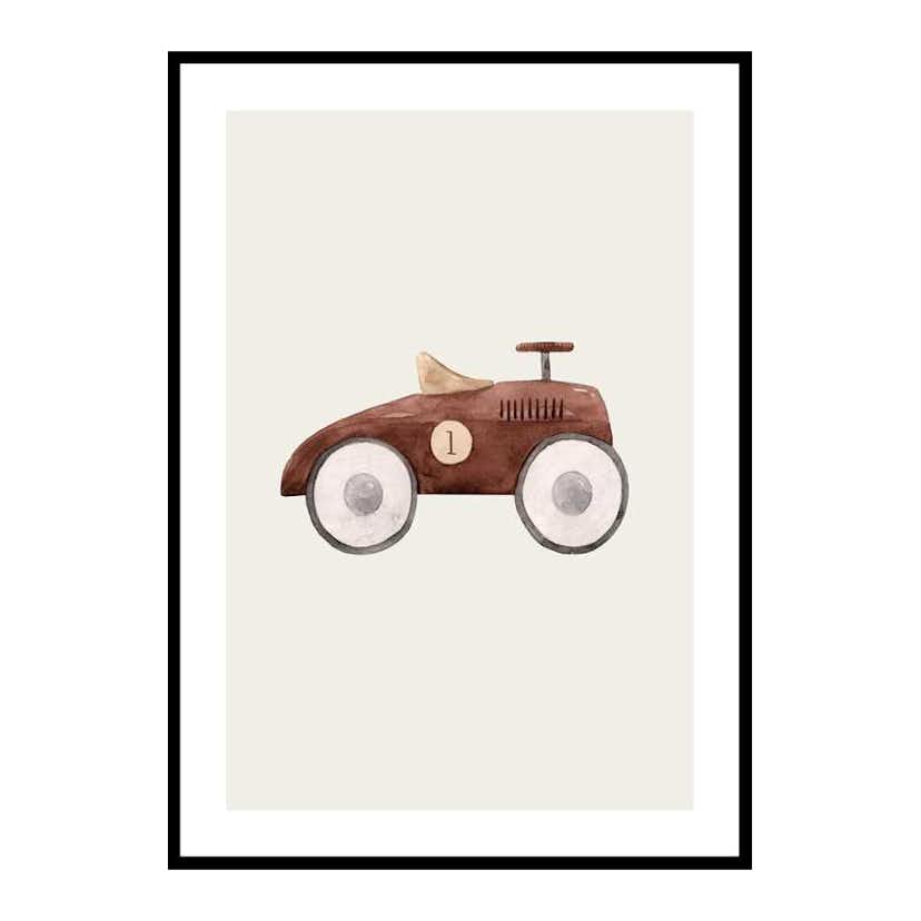 Poster Gallerix Brown Toy Car
