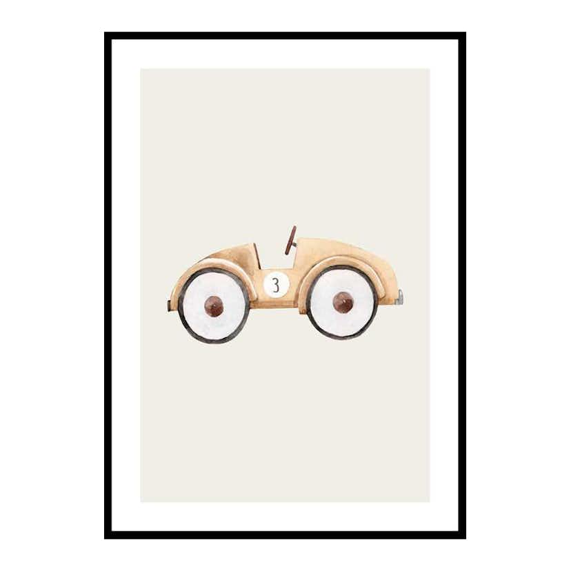 Poster Gallerix Beige Toy Car