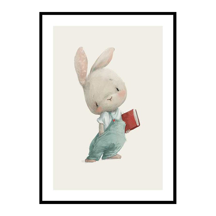 Poster Gallerix Hare With A Book