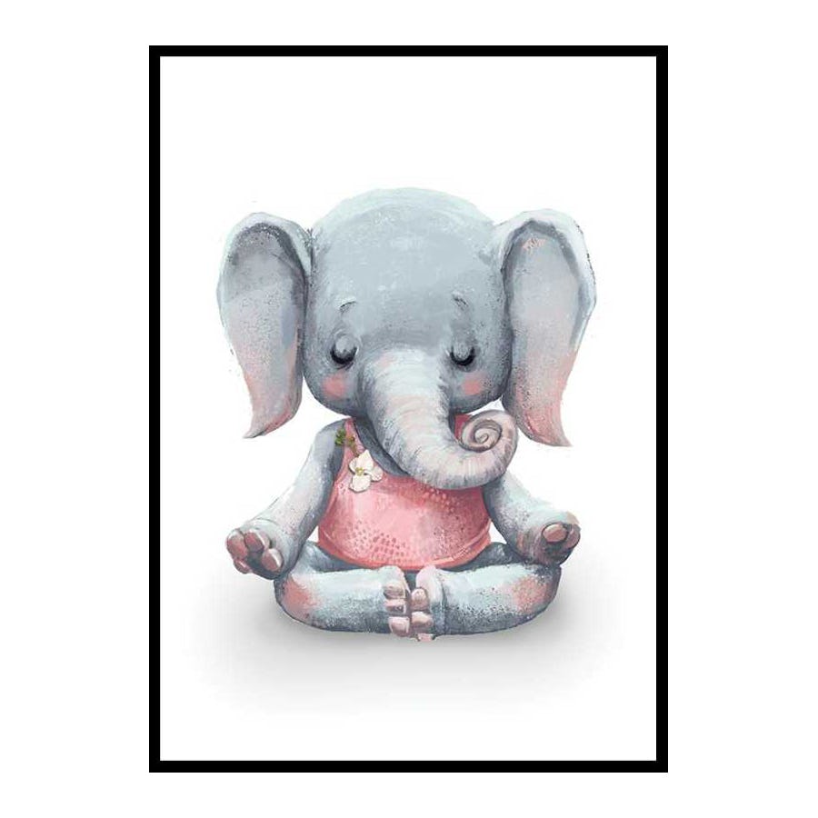 Poster Gallerix Yoga Elephant
