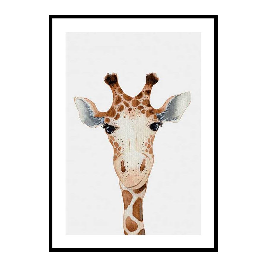Poster Gallerix Peekaboo Giraffe