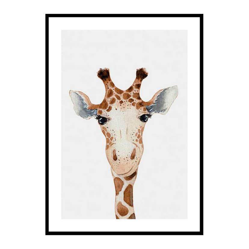 Poster Gallerix Peekaboo Giraffe