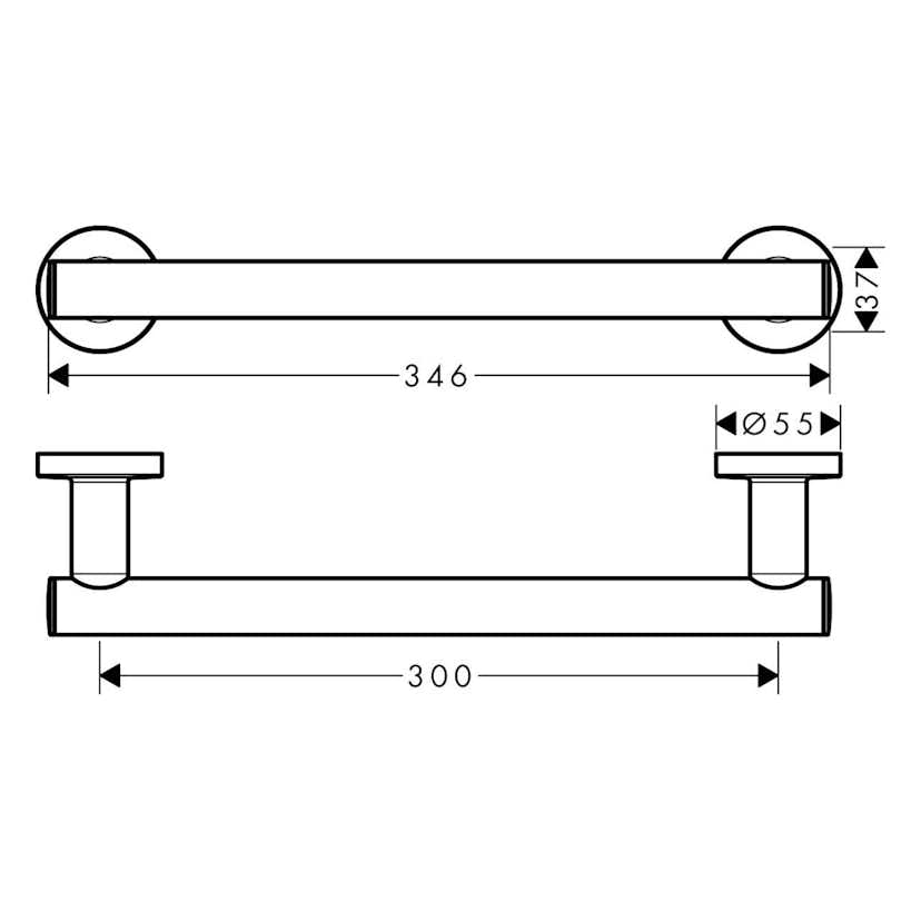 Badkarshandtag Hansgrohe Logis Universal