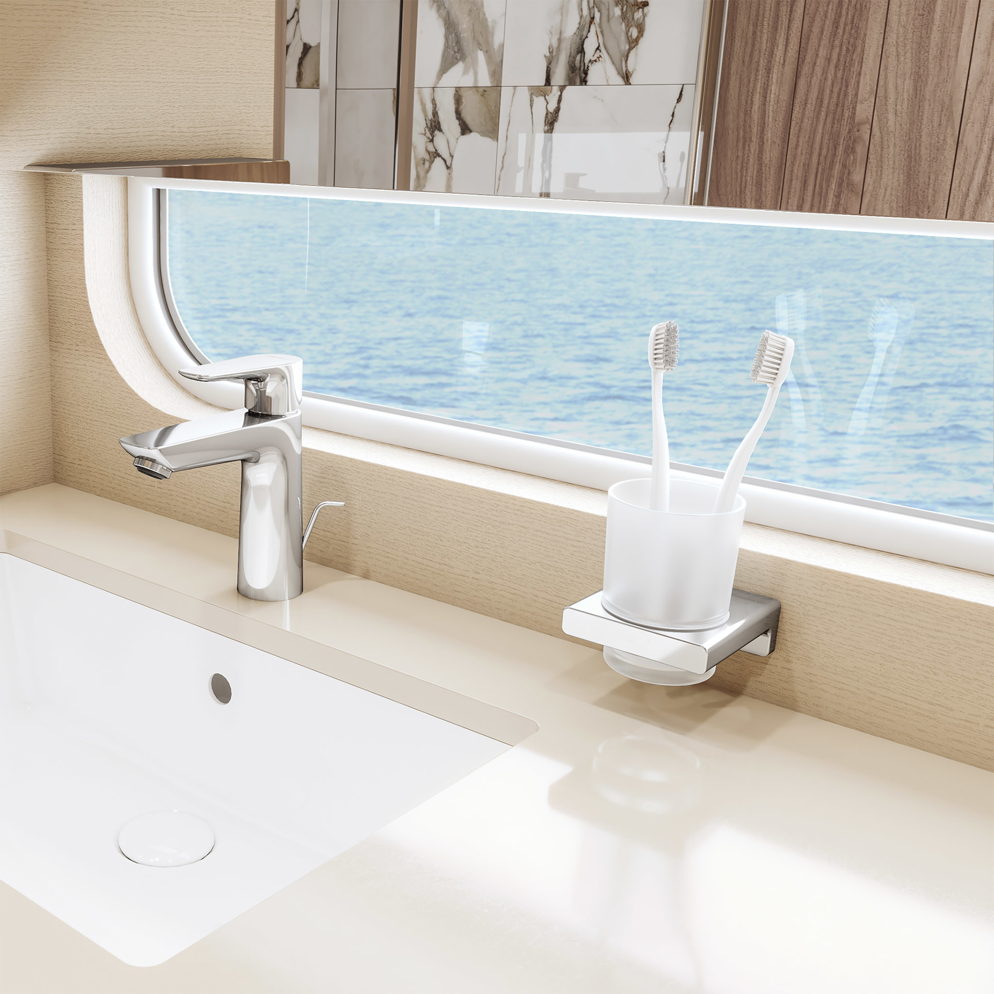 Tandborstmugg Hansgrohe AddStoris