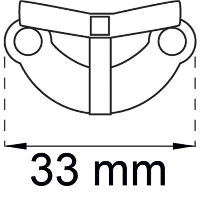 Fönsterlåshake Habo 280