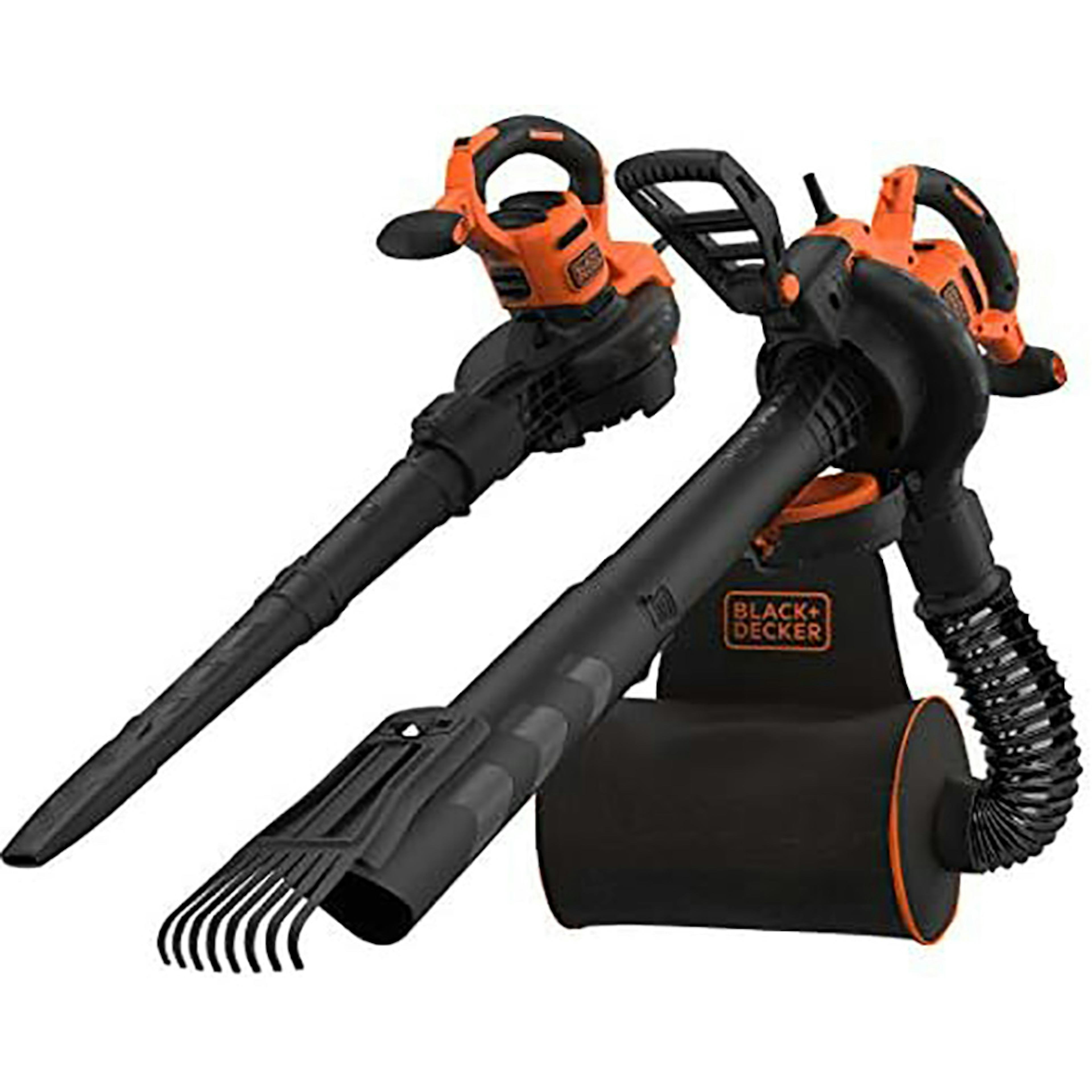 Lövblås Black&Decker BEBLV301 72L 3000W Med Räfsa