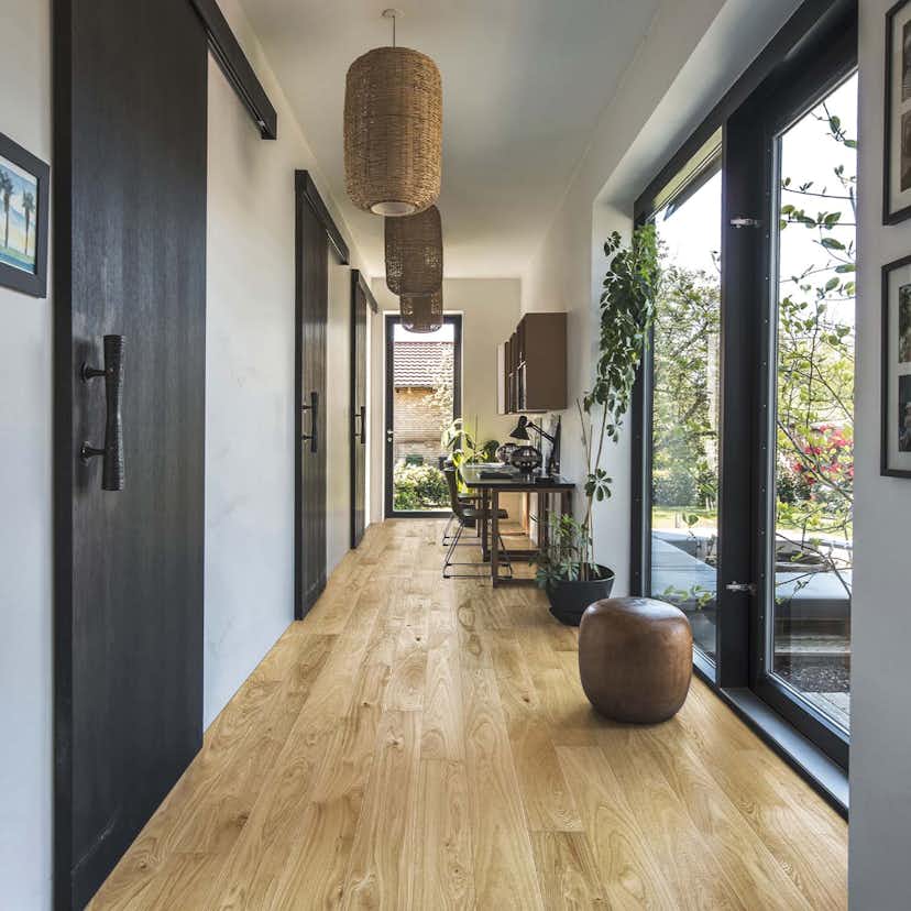 Parkettgolv Kährs Cornwall Mattlackad Borstad Ek 1-stav