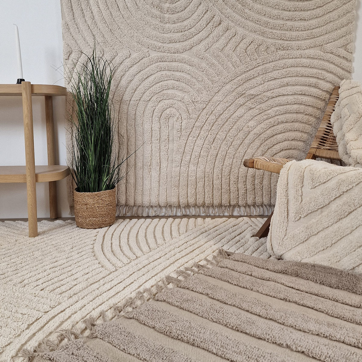 Bomullsmatta KM Carpets Marocko Art